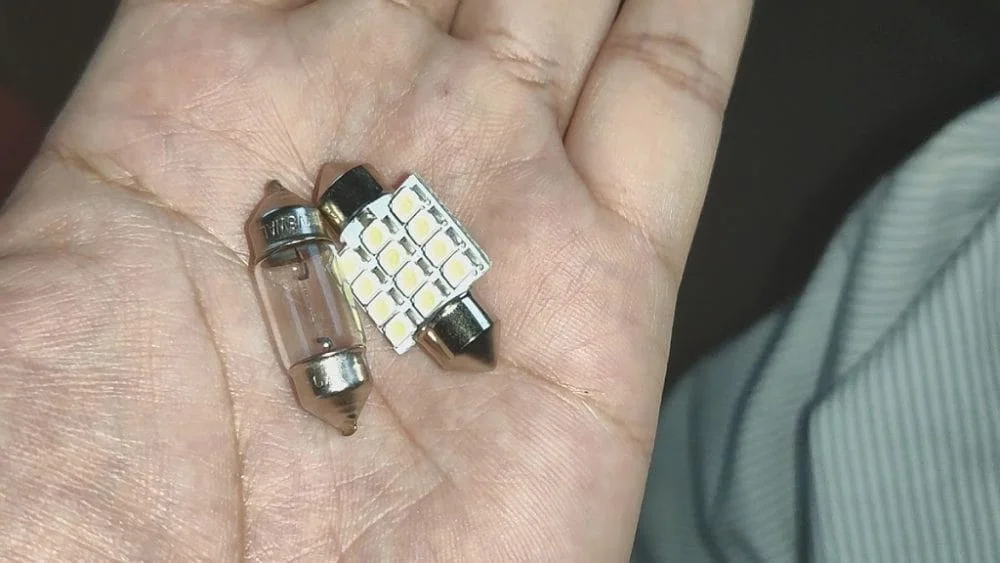 Ganti Lampu Kabin Honda Jazz Dengan Bulb LED