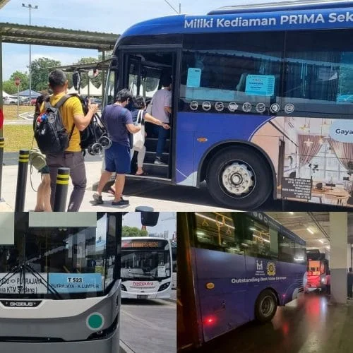 IOI Mall Putrajaya cara naik bass