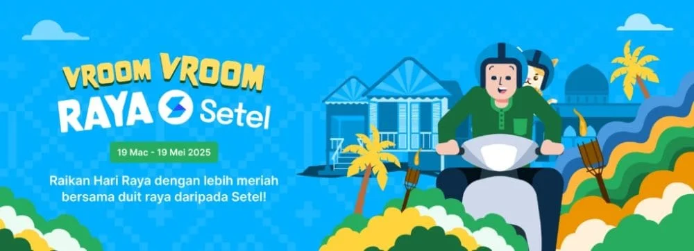 Pulangan tunai, baucar & hadiah RM5000! Jom serta kempen Setel