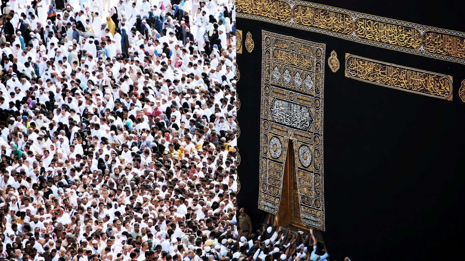 Jemaah Haji sedang tawaf Kaabah