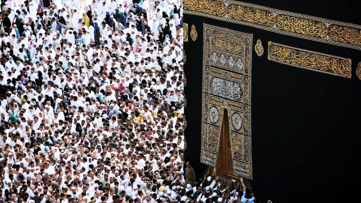 Jemaah Haji sedang tawaf Kaabah