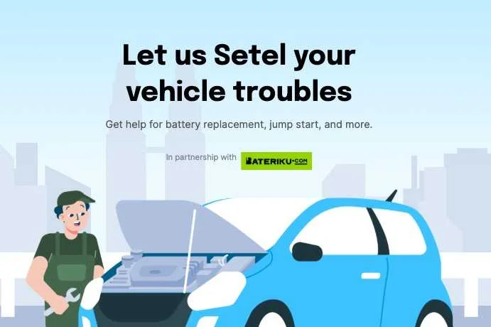 Servis tukar bateri Bateriku di Setel