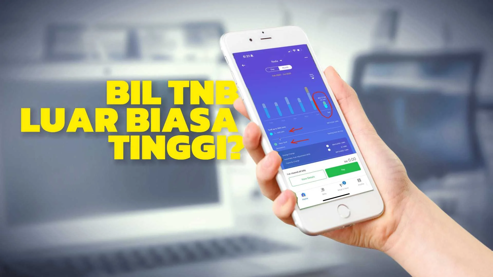 Bil TNB luar biasa tinggi? Penjelasan TNB