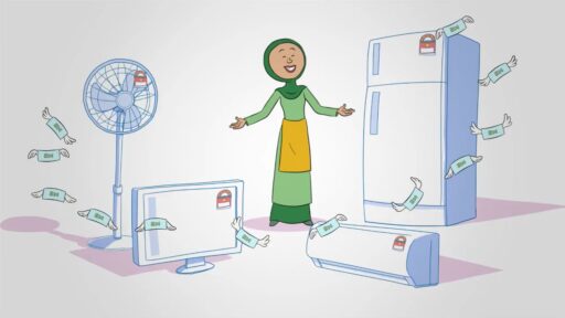 Peralatan elektrik 5 bintang jimat tenaga