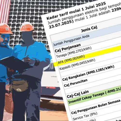 Bil TNB Ogos 2025 akan ada rebat AFA besar, ini sebabnya