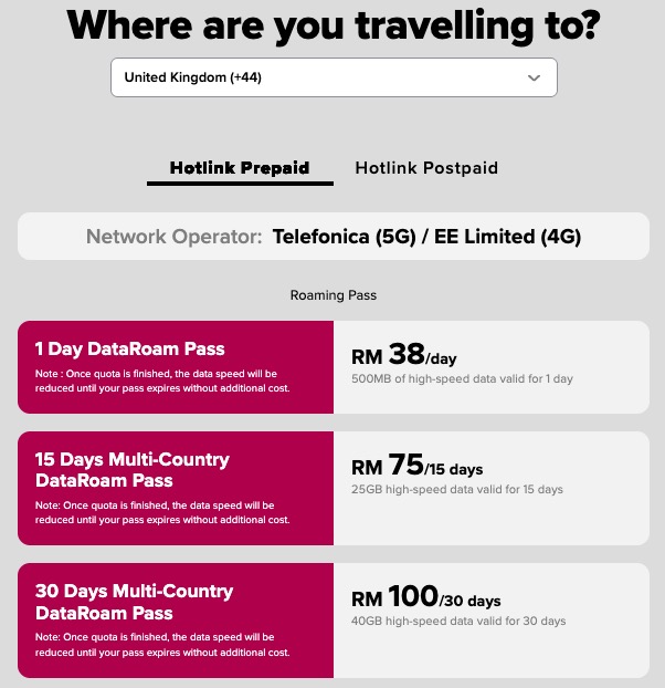 Pas Internet roaming terbaik Malaysia ke Eropah (2025)