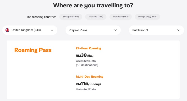 Pas Internet roaming terbaik Malaysia ke Eropah (2025)
