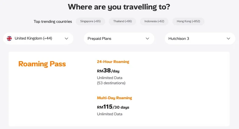 Pas Internet roaming terbaik Malaysia ke Eropah (2025)