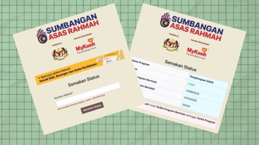 Cara semak SARA RM100 one-off di laman MyKasih