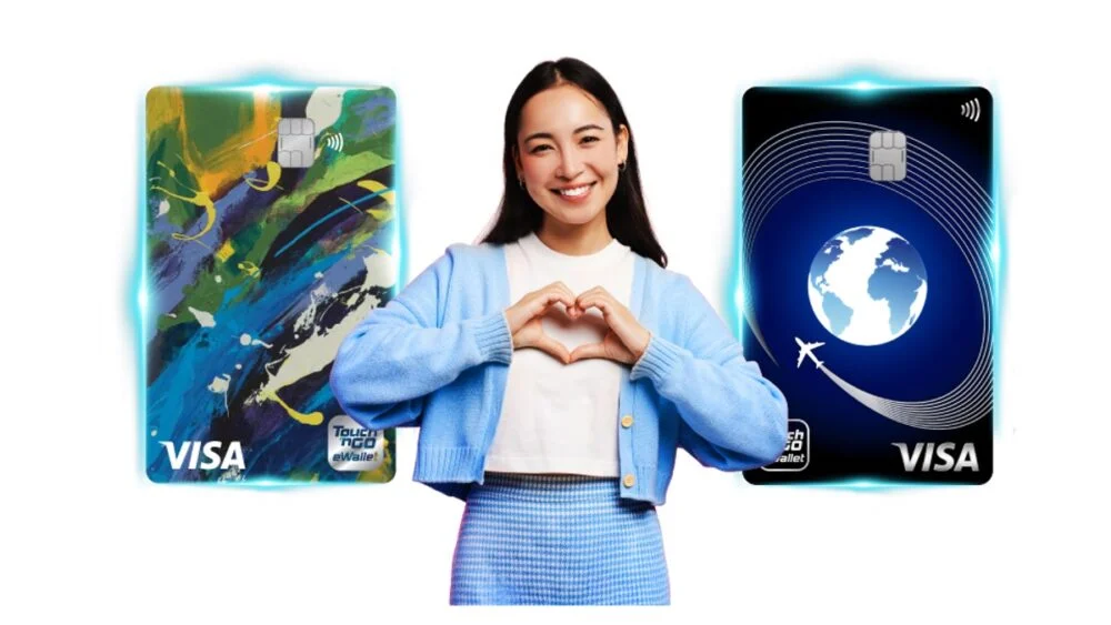 Cashback lumayan bila anda guna TNG eWallet Visa Travel Card yang baharu