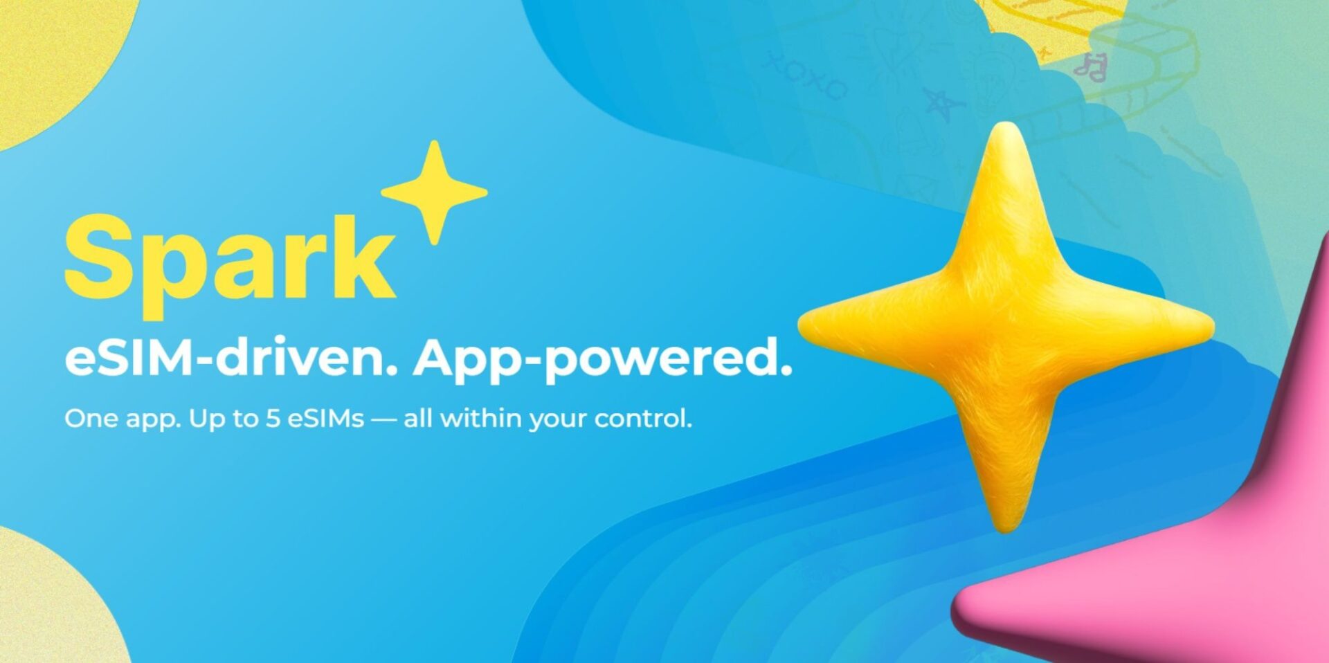Spark tawar pelan prabayar serendah RM10 dengan eSIM