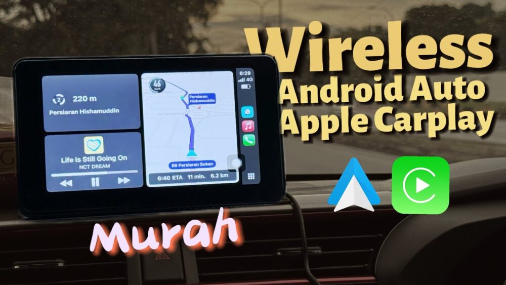 [Reviu] ESSGOO 7”: Kaedah Murah Wireless CarPlay & Android Auto