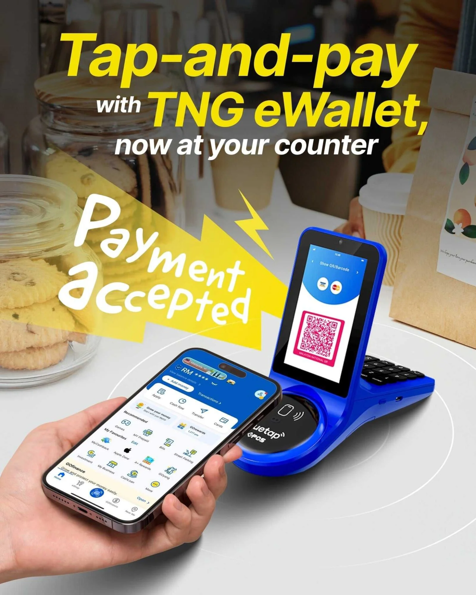 TNG eWallet lancar Tap-and-Pay macam Apple Pay