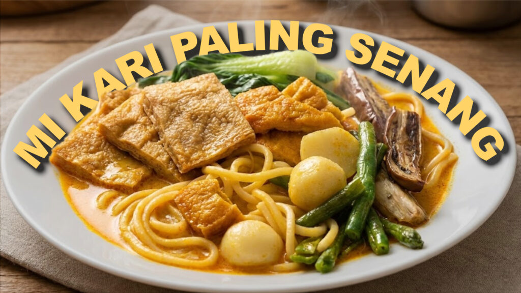 Resipi mi kari yang mudah disediakan dan paling sedap.