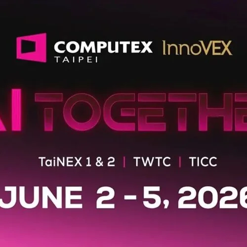 COMPUTEX 2026 berlangsung 2–5 Jun di Taipei dengan 1,500 pameran global. Temui inovasi AI, robotik, dan teknologi terkini — daftar sebagai pengunjung sekarang.