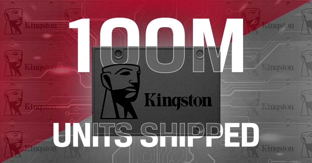 Lebih 100 juta SSD Kingston A400 Diguna Diseluruh Dunia