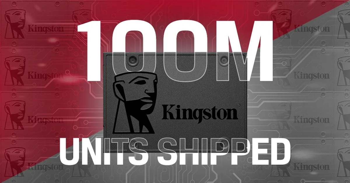 ssd kingston a400 100 juta unit diedarkan seluruh dunia