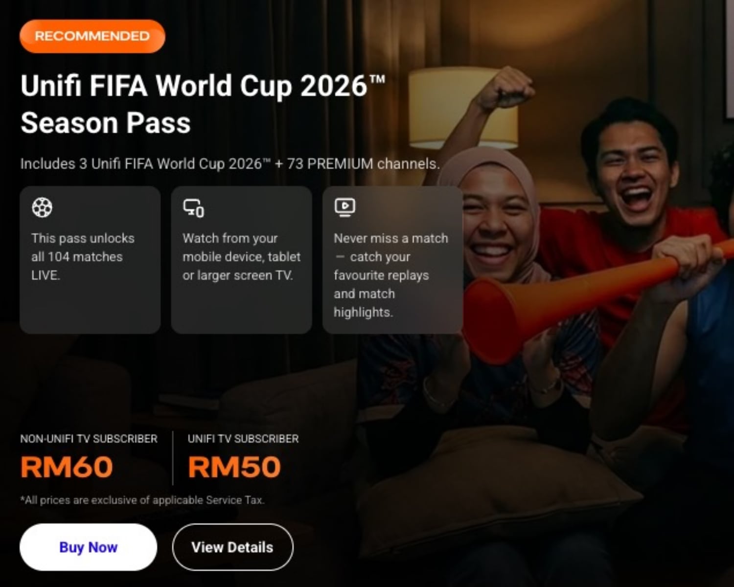 Tonton World Cup 2026 Unifi TV Malaysia