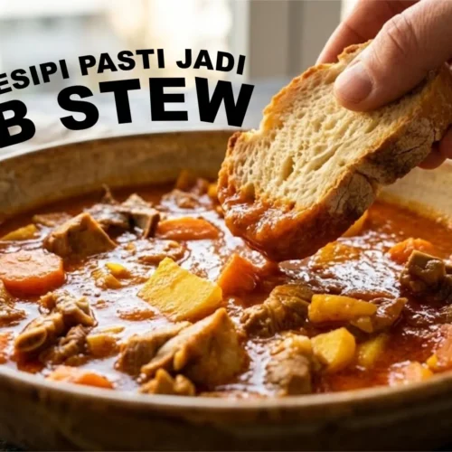Cuba resipi stu kambing mudah dengan daging empuk, kuah tomato pekat dan bahan ringkas. Ikuti langkah memasak dari mula hingga siap.