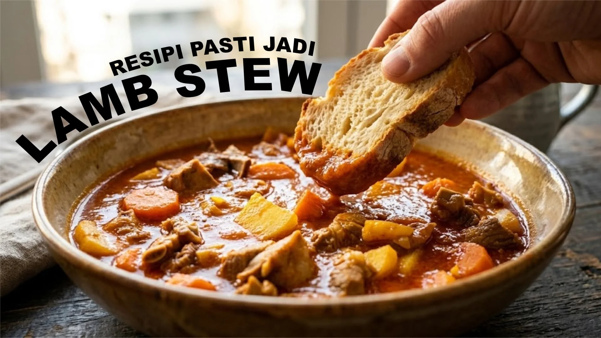 Cuba resipi stu kambing mudah dengan daging empuk, kuah tomato pekat dan bahan ringkas. Ikuti langkah memasak dari mula hingga siap.