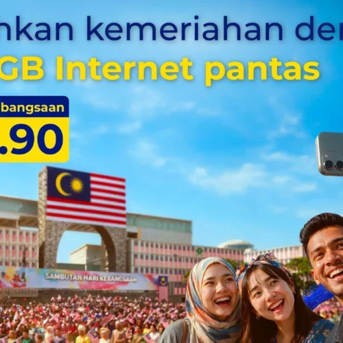 CelcomDigi tawar pelan 1631GB harga RM6.90 sempena bulan kemerdekaan Malaysia. Ini cara langgan dan adakah ia berbaloi.