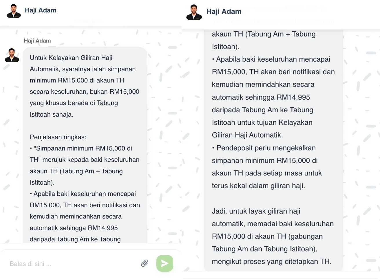 Tabung Haji (TH) telah perjelas syarat simpanan RM15,000 untuk sistem Kelayakan Giliran Haji Automatik akan dilaksanakan mulai 2029. Tak semestinya simpan dalam Tabung Istitoah