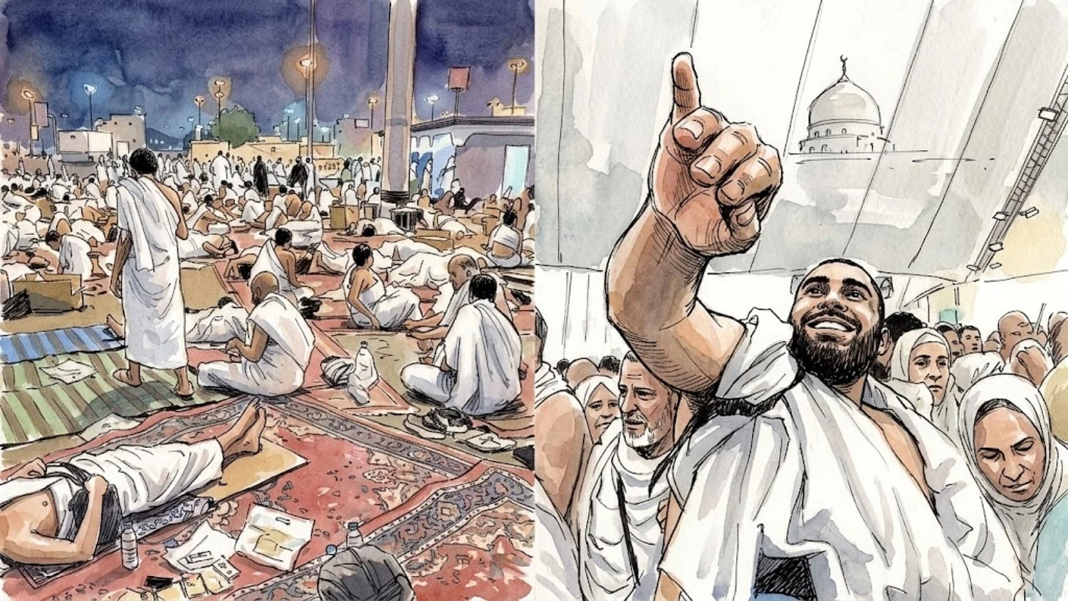 Ketahui enam Wajib Haji, termasuk miqat, larangan ihram, mabit di Muzdalifah dan Mina, melontar jamrah serta jenis-jenis dam.