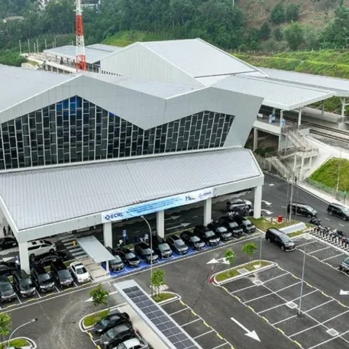 Stesen ECRL Gombak berhubung TBG LRT Bas